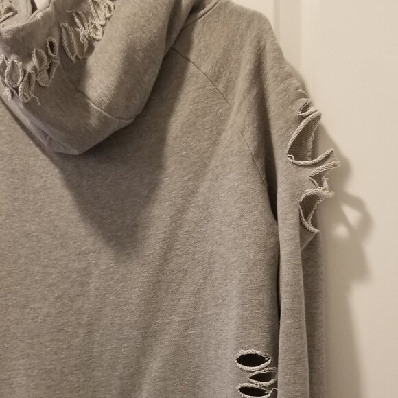 LIKE NEW Women's Chelsea DeBoer XS Distressed Hoodie - Picture 3 of 16
